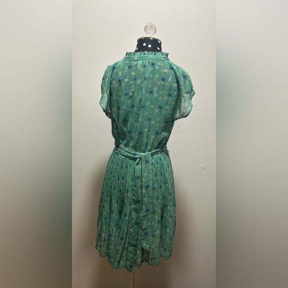 LC Lauren Conrad Blue/green Women Dress Size 4 - Picture 4 of 5